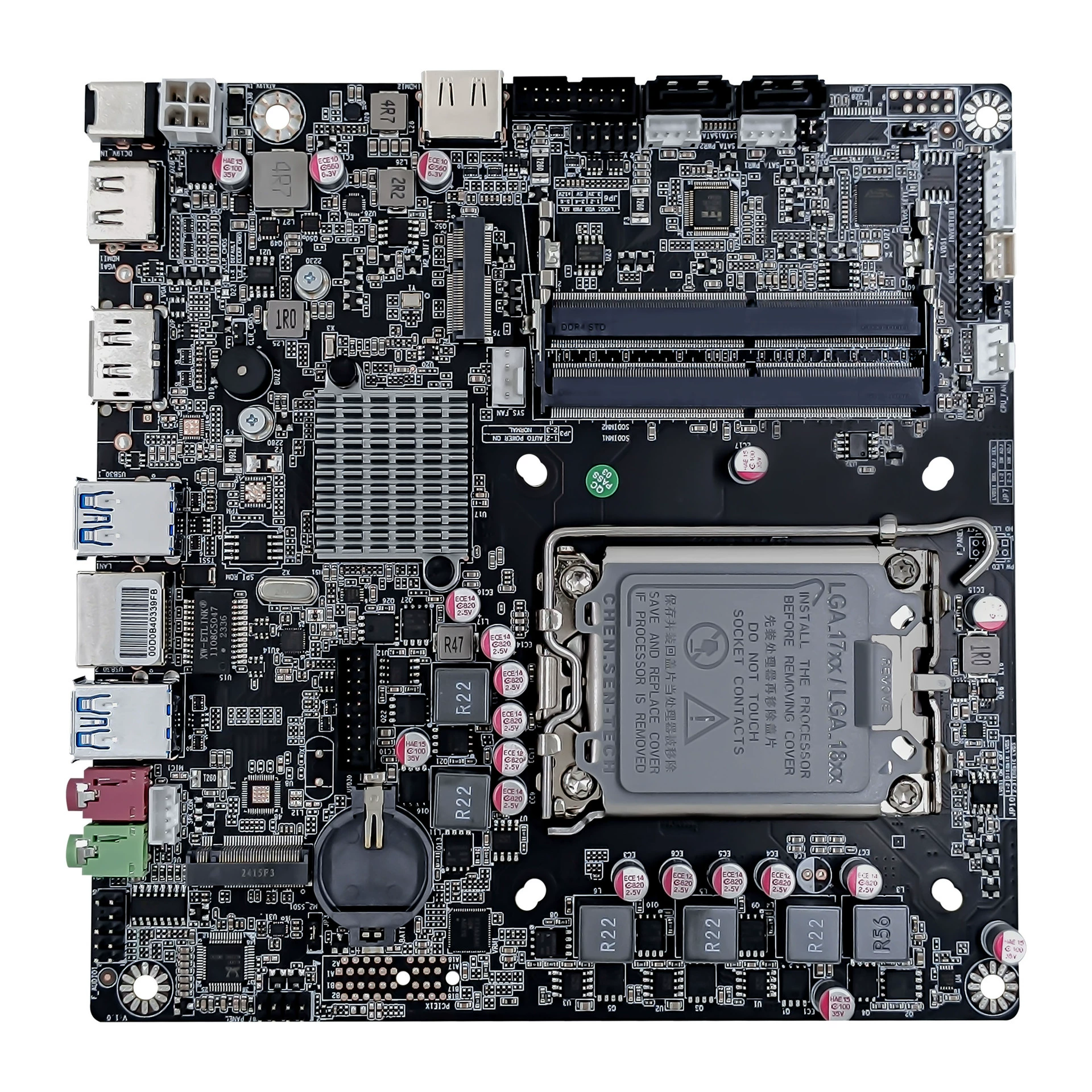 Материнская плата ITX мини все-в-одном с несколькими дисплеями W-M6D4-B760 (微特迈)