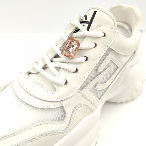 Crystal-studded shoe buckle, diamond shoe laces, shoe flowers accessories, multi-color diamond shoe accessories