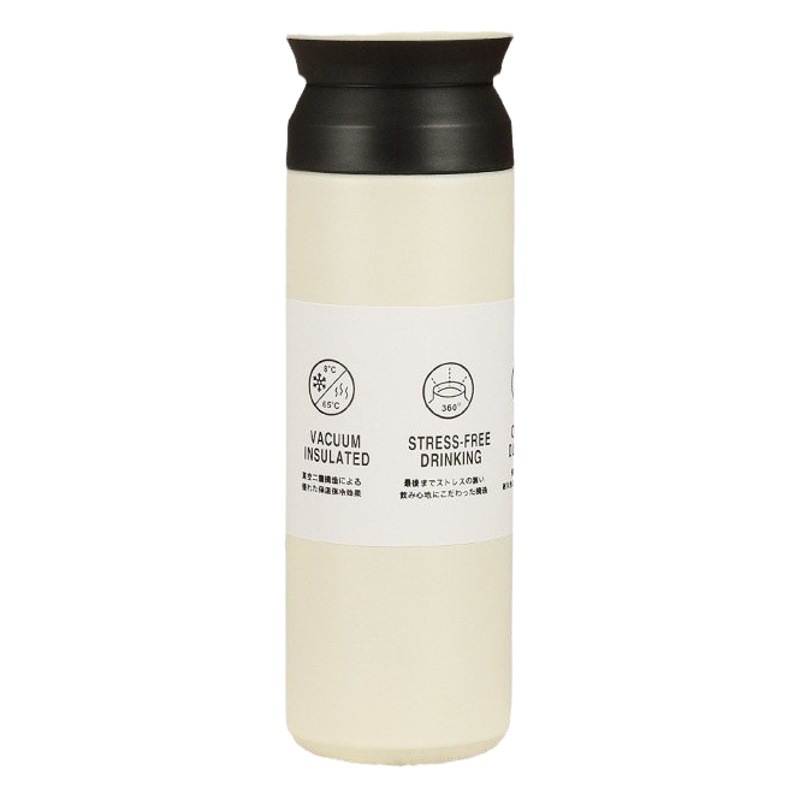Transfronterizo popular portátil lindo taza de alto aspecto termo botella estudiante simple taza de agua de gran capacidad termo taza