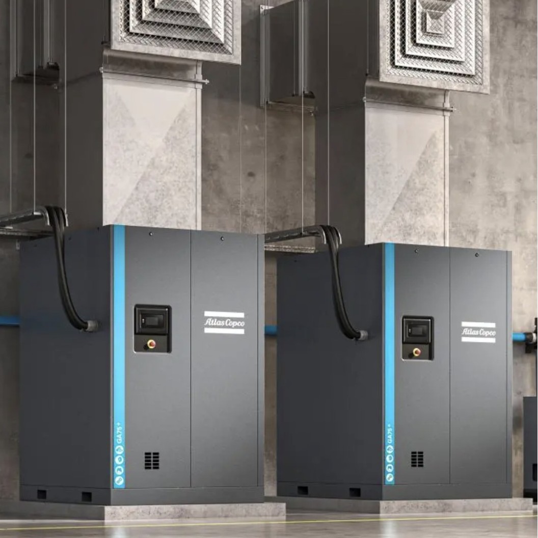 阿特拉斯螺杆空压机GA75  13.5立方75KW 十五年空压机系统服务