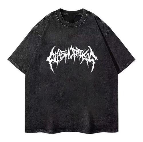2026 summer new style Zongchi Clothing Shop American fun niche skeleton print T-shirt for men and women loose all-match couple