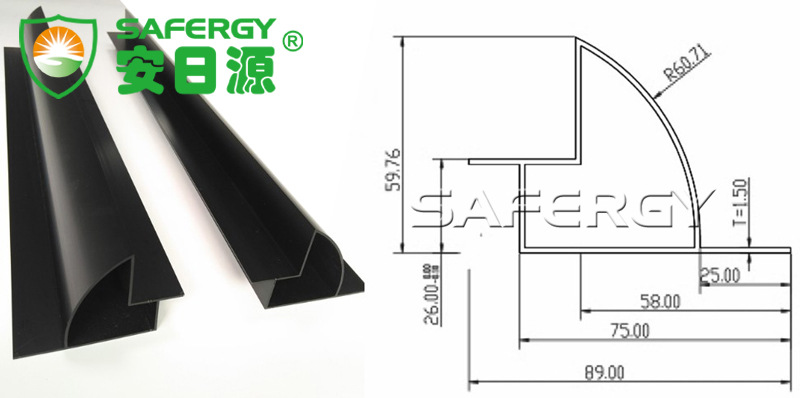 铝合金长条侧角支架13