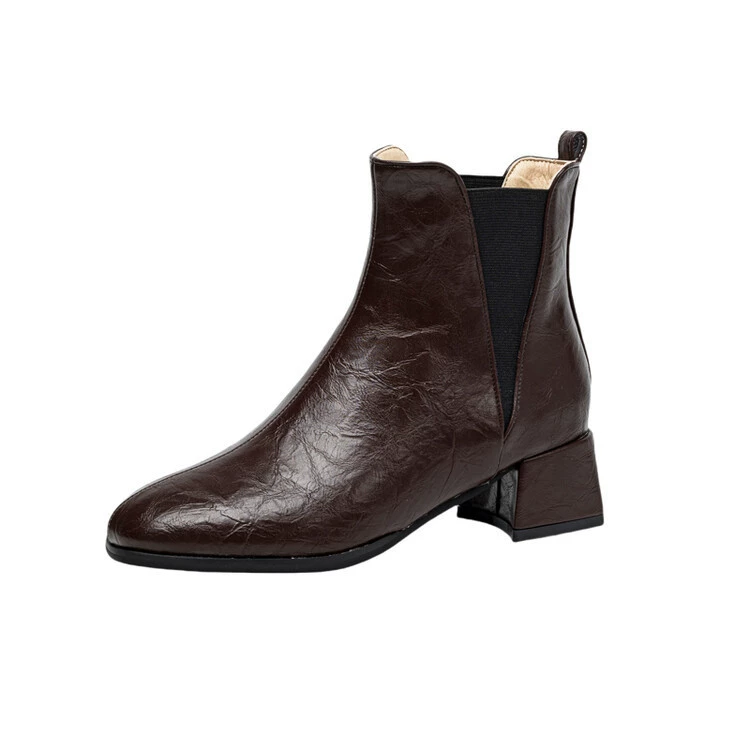 Low boots, ankle boots, (Cross-border trading), Korean style, plus size