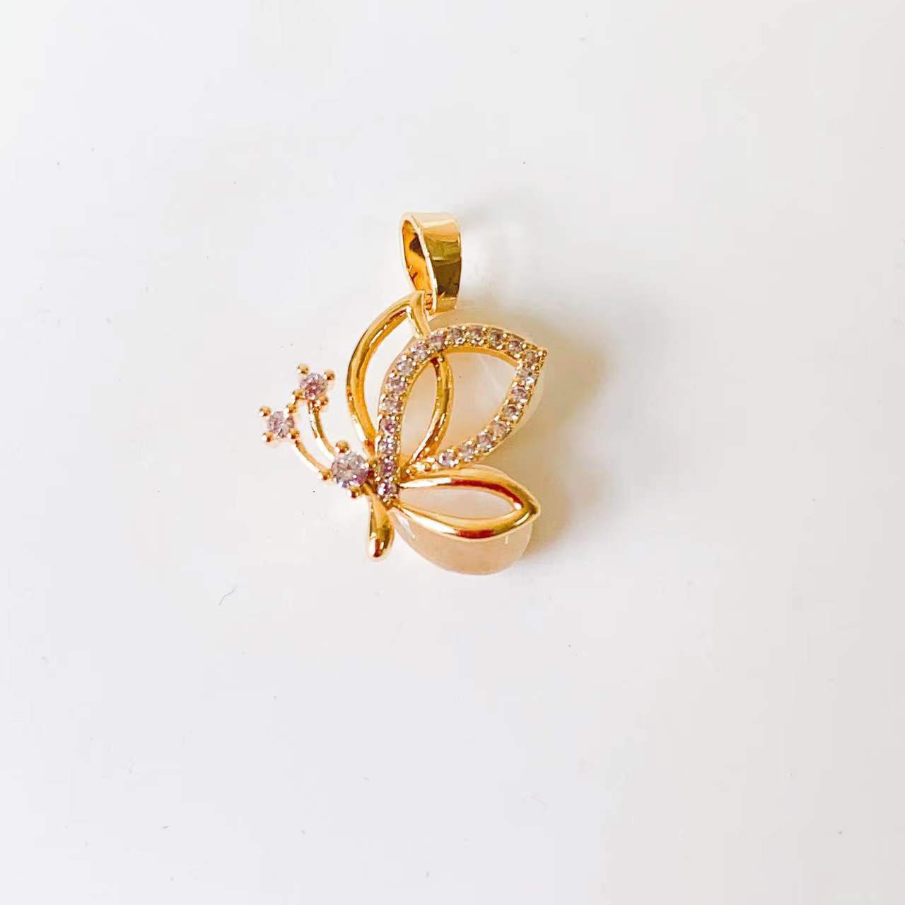 1 Piece Copper Artificial Pearls Cat's Eye Stone Zircon Geometric Charms Jewelry Accessories display picture 29