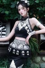 傣族舞蹈服装艺考跳舞云南形体旗袍成人服装傣族摄影旅拍新款
