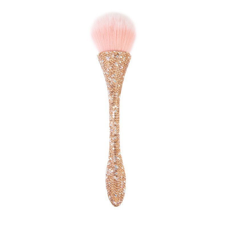 Brocha para Polvo de Manicura y Maquillaje de Nylon Suave para Limpieza de Uñas y Colorete