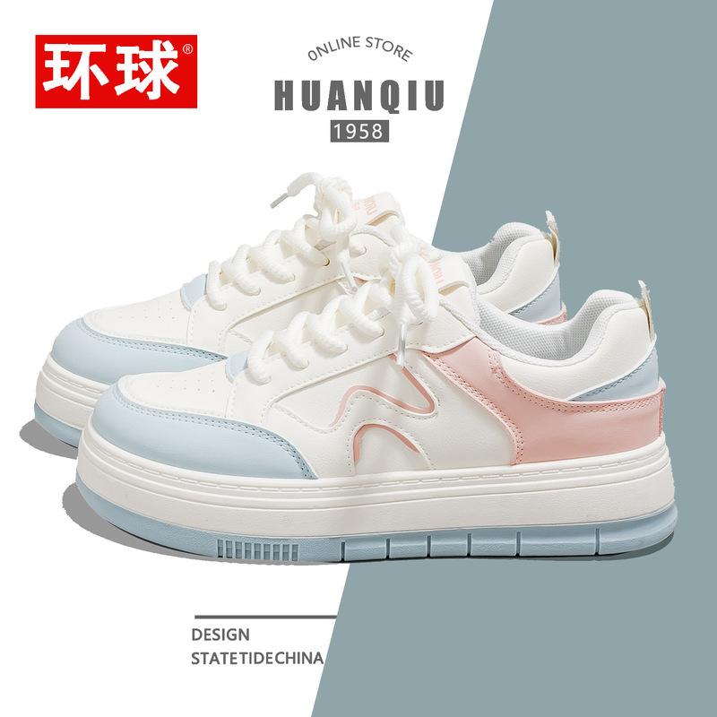 Global Cute Versatile Sneakers for Female Students Lightweight Popular White Shoes 2025 Summer New Korean Style Casual Shoes Global Cute Versatile Sneakers for Female Students Lightweight Popular White Shoes 2025 Summer New Korean Style Casual Shoes