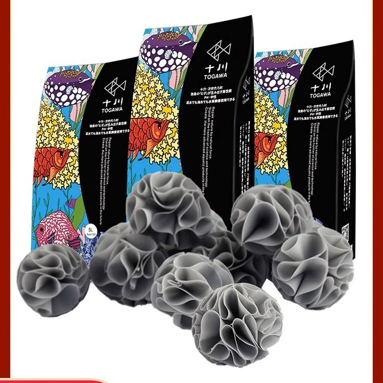 Shichuan TOGAWA принадлежности для аквариума Материал фильтра следующего поколения Материал фильтра для аквариума Очистка воды Артефакт