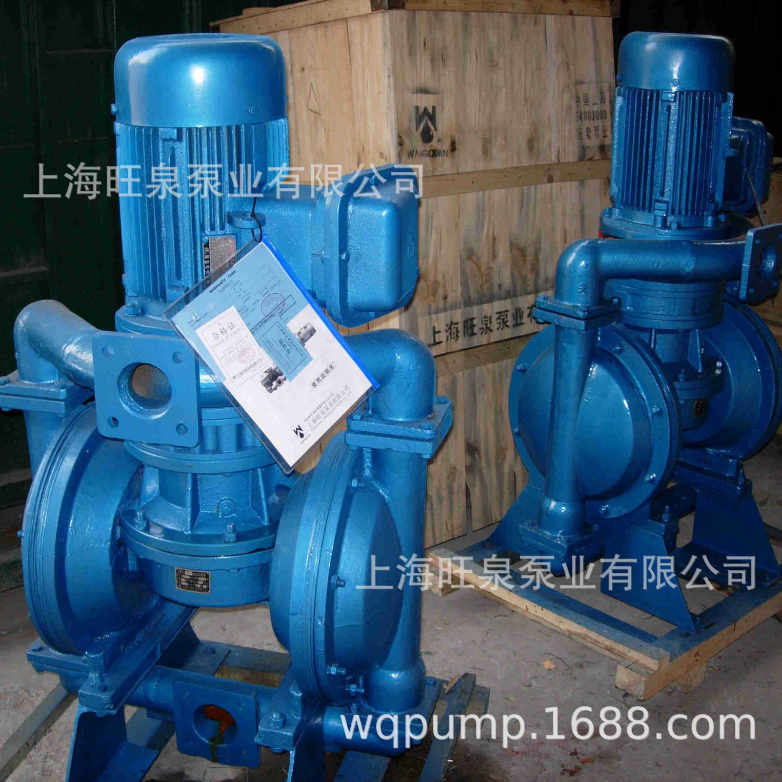 上海旺泉DBY-100不锈钢电动隔膜泵、大型立式隔膜泵、大型隔膜泵