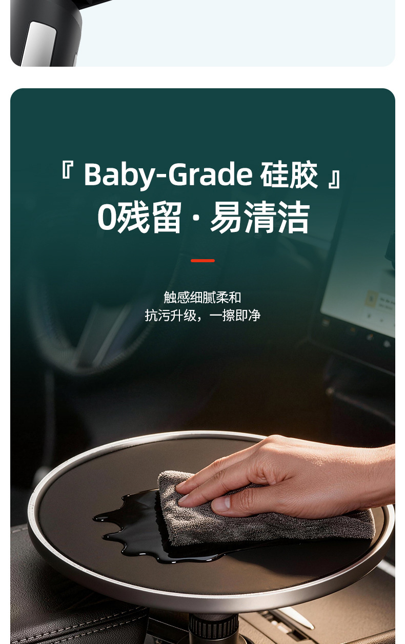 Car-Mounted Floating Small Table, Car Interior Front Seat Small Table Board, Car Dining Table, Driver's Seat Gadget, Passenger Seat Tray