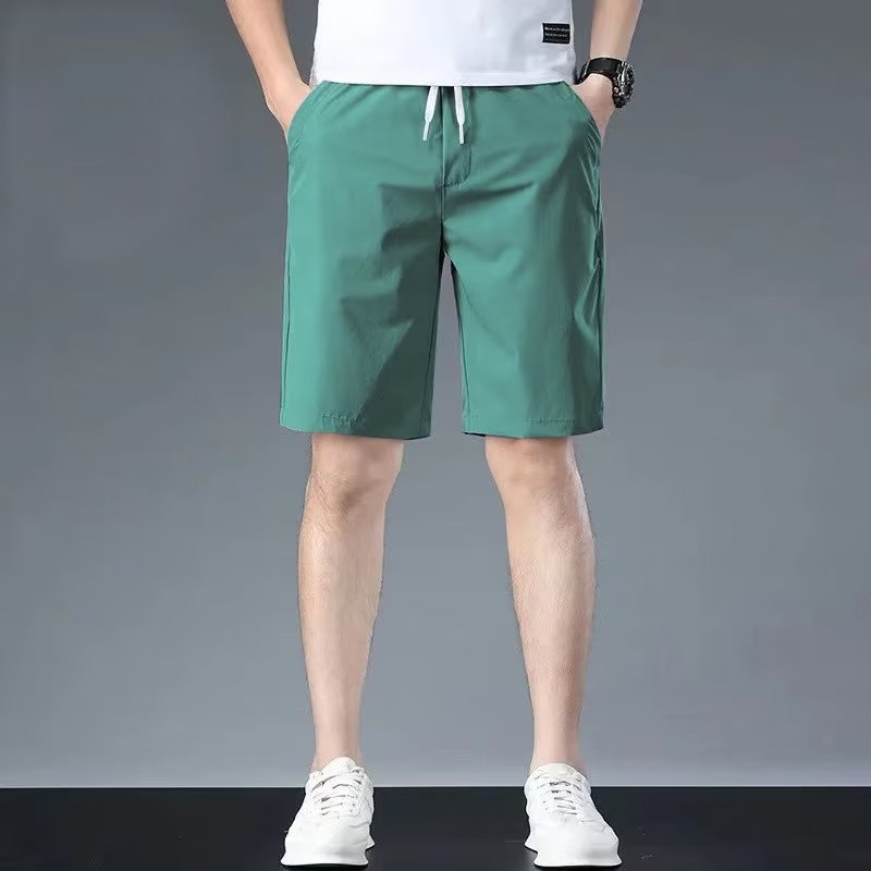 24 colores personalizados logotipo japonés pantalones cortos para hombres de verano delgados deportivos casuales sueltos ventilados para hombres