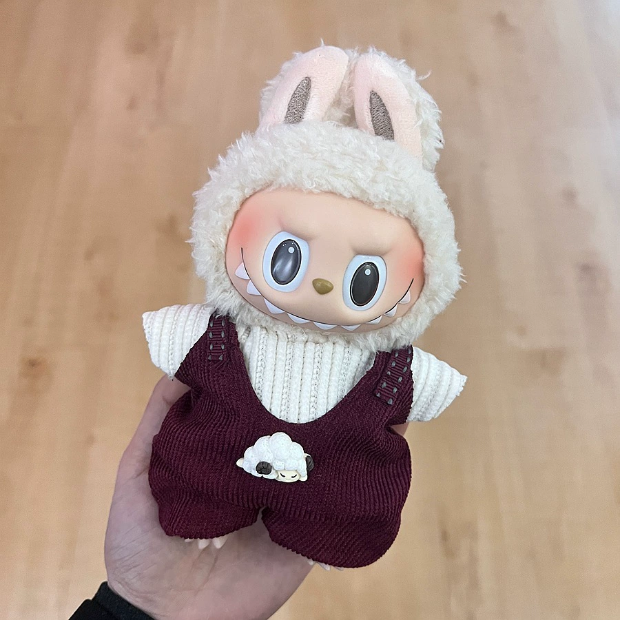 Кукла 17 см с пластиковым лицом, плюшевый подвес, набор одежды для детей, разнообразие цветов