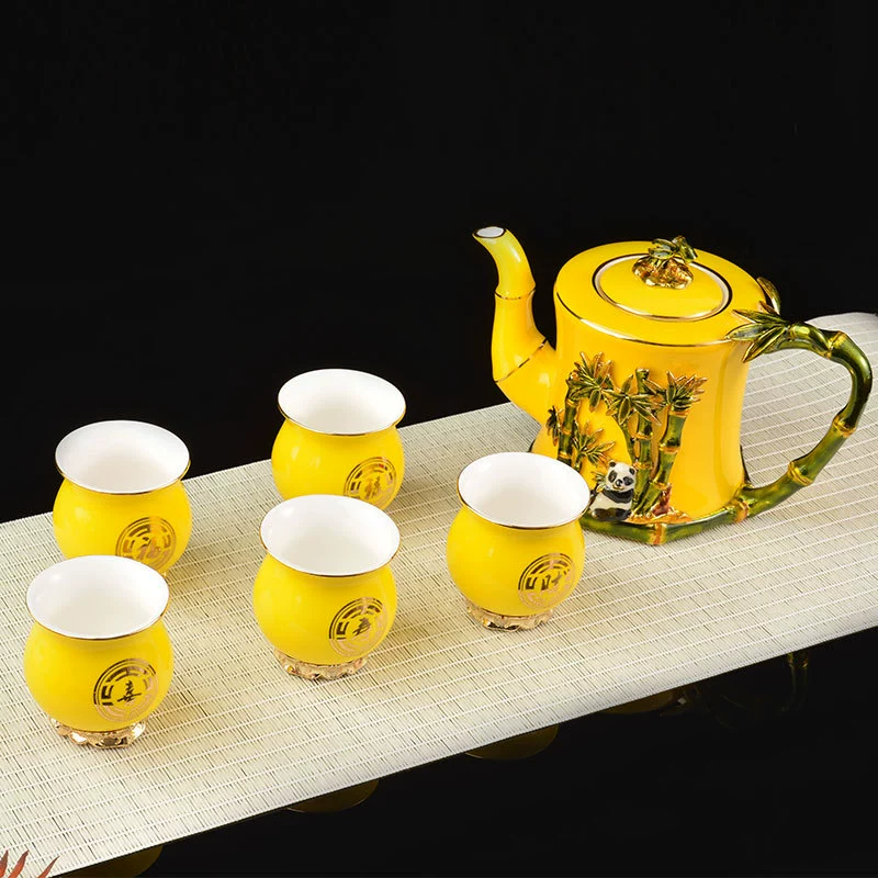 Ceramic tea set, Chinese tea cup, Birthday gift