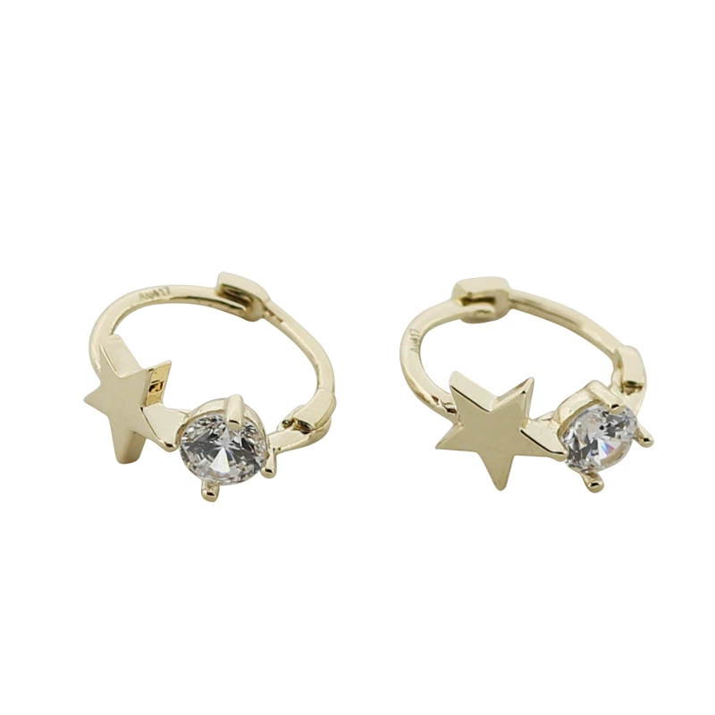 Small design earrings, light luxury style, internet celebrity, simple and elegant design