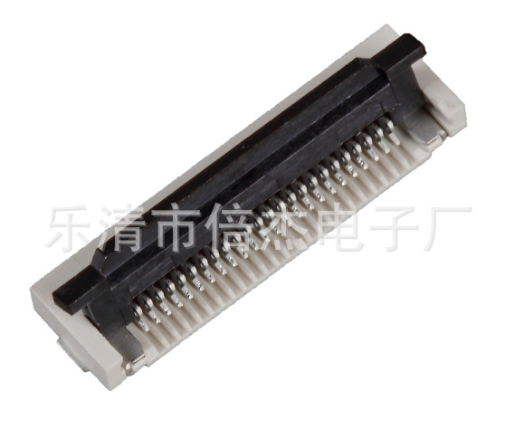 FFC/FPC0.5间距翻盖式（H:1.5,1.7,2.0)电缆连接器插座接口高精度