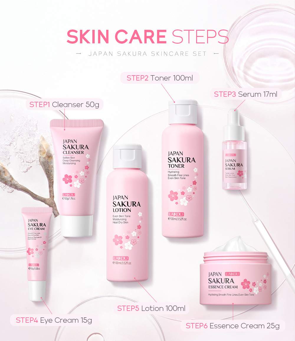 LAIKOU Sakura Skincare Set Image 14