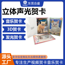 定制触摸声音贺卡音乐生日录音高级感周年庆典教师节贺卡2025心愿