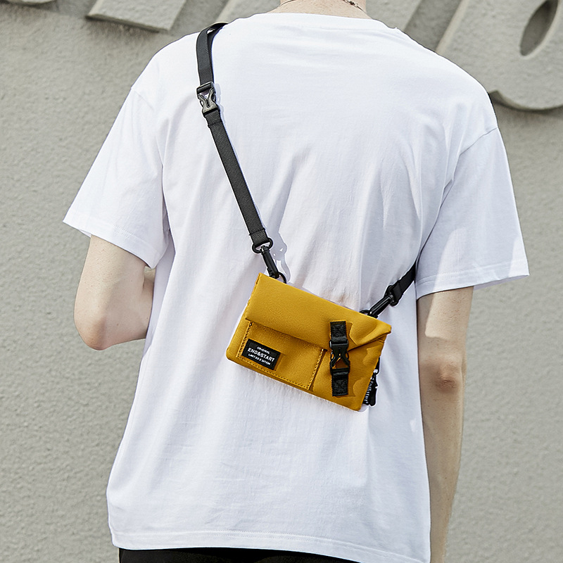 Men's New Crossbody Bag, High Quality Fashion Brand Mini Lightweight Mobile Phone Bag, Casual Crossbody Small Backpack For Boys._voghion.com
