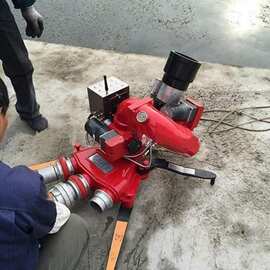 便携收纳大流量移动消防炮 综合应急救援移动式高压灭火器材