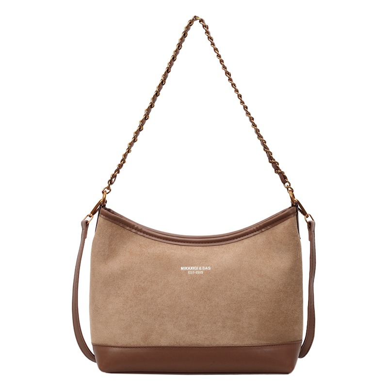 Bolsa de cadena transfronteriza retro esmerizado bolso de braza para mujeres otoño y invierno 2025 nuevo estilo versátil bolso de hombro de viaje