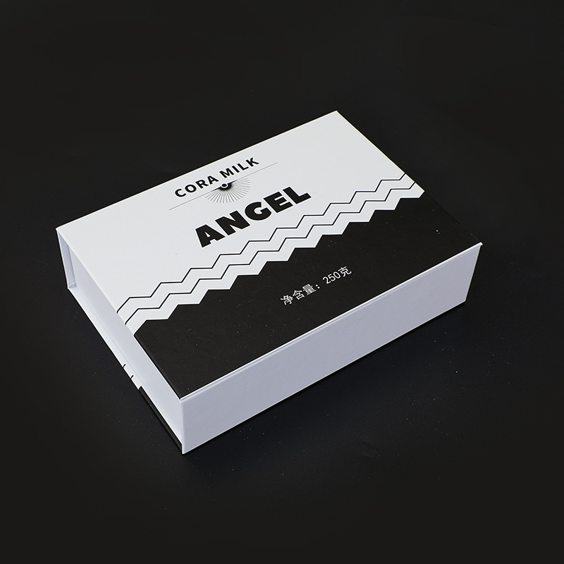 厂家批发黑白折叠纸盒 茶叶糖果硬纸盒通用包装盒 食品礼品盒礼盒