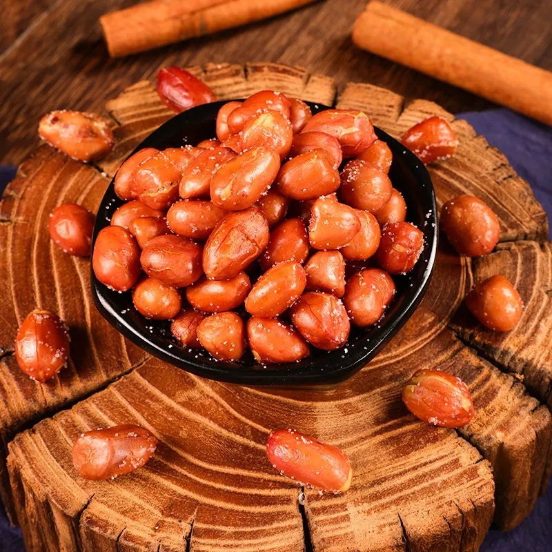 Xunxiangji 揚げピーナッツ 小型パッケージ 赤い皮の塩味ピーナッツ ディナースナック スナック食品|undefined