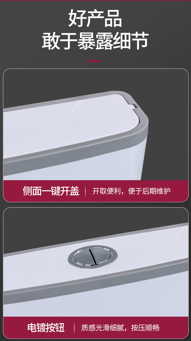 Toilet, squat toilet, bathroom flushing tank, squat toilet, household thickened wall-mounted squat toilet, factory supply chain wholesale undefined