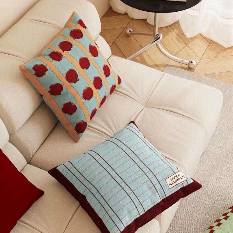 Sofa Cushion Dopamine Throw Pillow Vintage Style Room Bedroom Headboard Cushion Blue Lumbar Cushion Bauhaus Backrest Cushion Sofa Cushion Dopamine Throw Pillow Vintage Style Room Bedroom Headboard Cushion Blue Lumbar Cushion Bauhaus Backrest Cushion