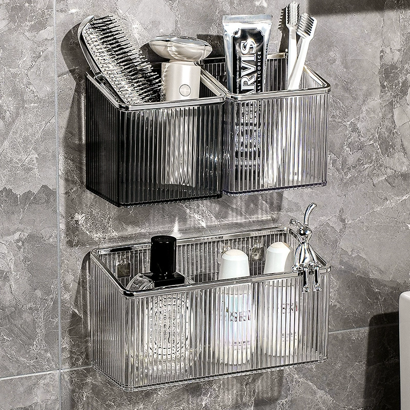 Toothbrush, toothpaste, brush, razor, storage system, light luxury style