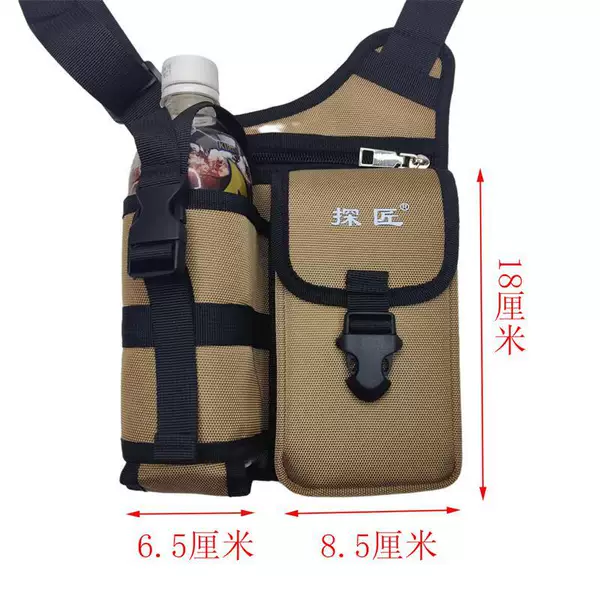 New shoulder crossbody small backpack leisure travel outdoor mobile phone bag wear-resistant Oxford cloth waterproof men's small bag
