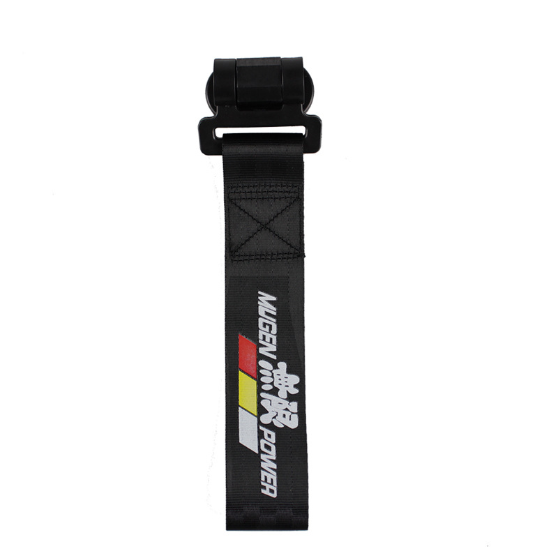 Cross-border car modification trailer rope JDM trailer belt Unlimited trailer traction belt insurance front bumper ribbon car supplies
