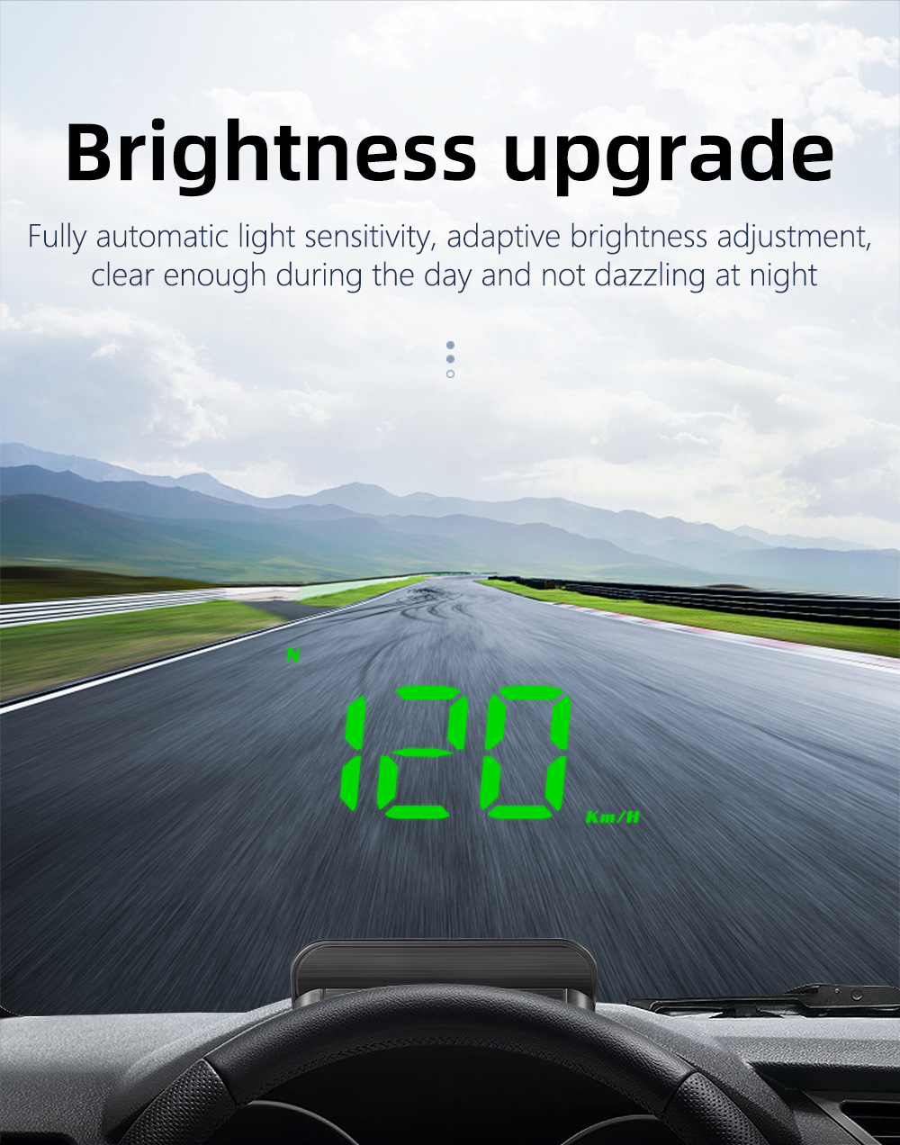 Cross-Border Hud Head-Up Display M1 Car Gps Speed Multi-Function Instrument Projector High-Definition Universal for Cars