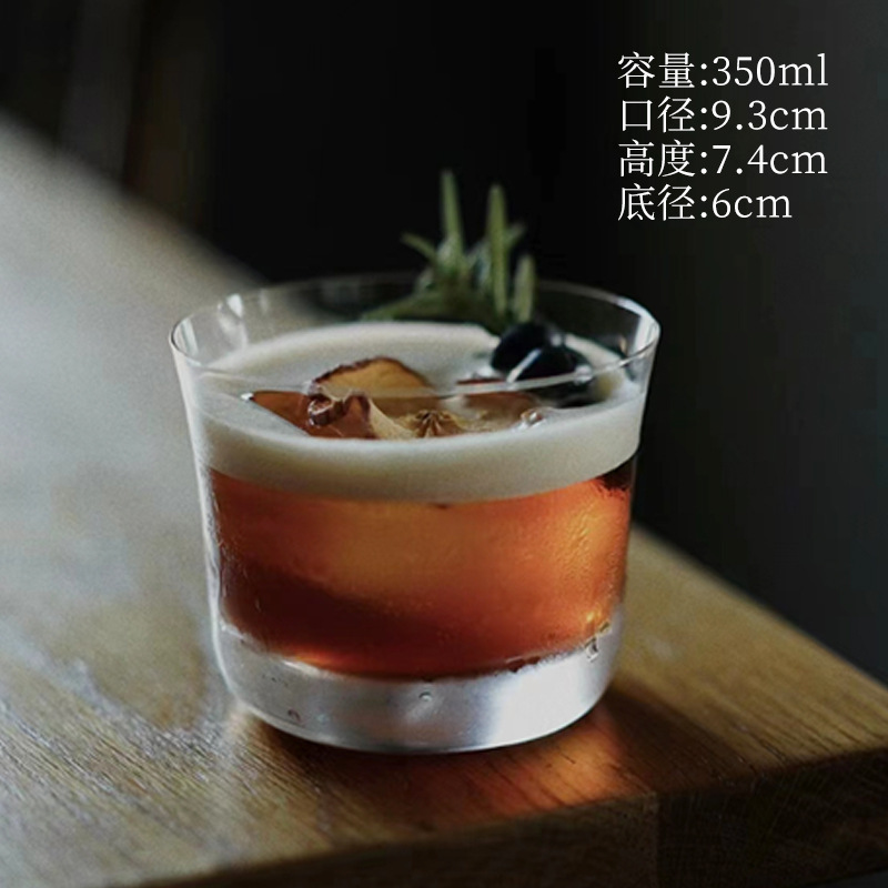 DWF01 vidrio de cristal taza clásica de whisky taza de hockey taza de cóctel japonesa taza de mezclador taza de vino