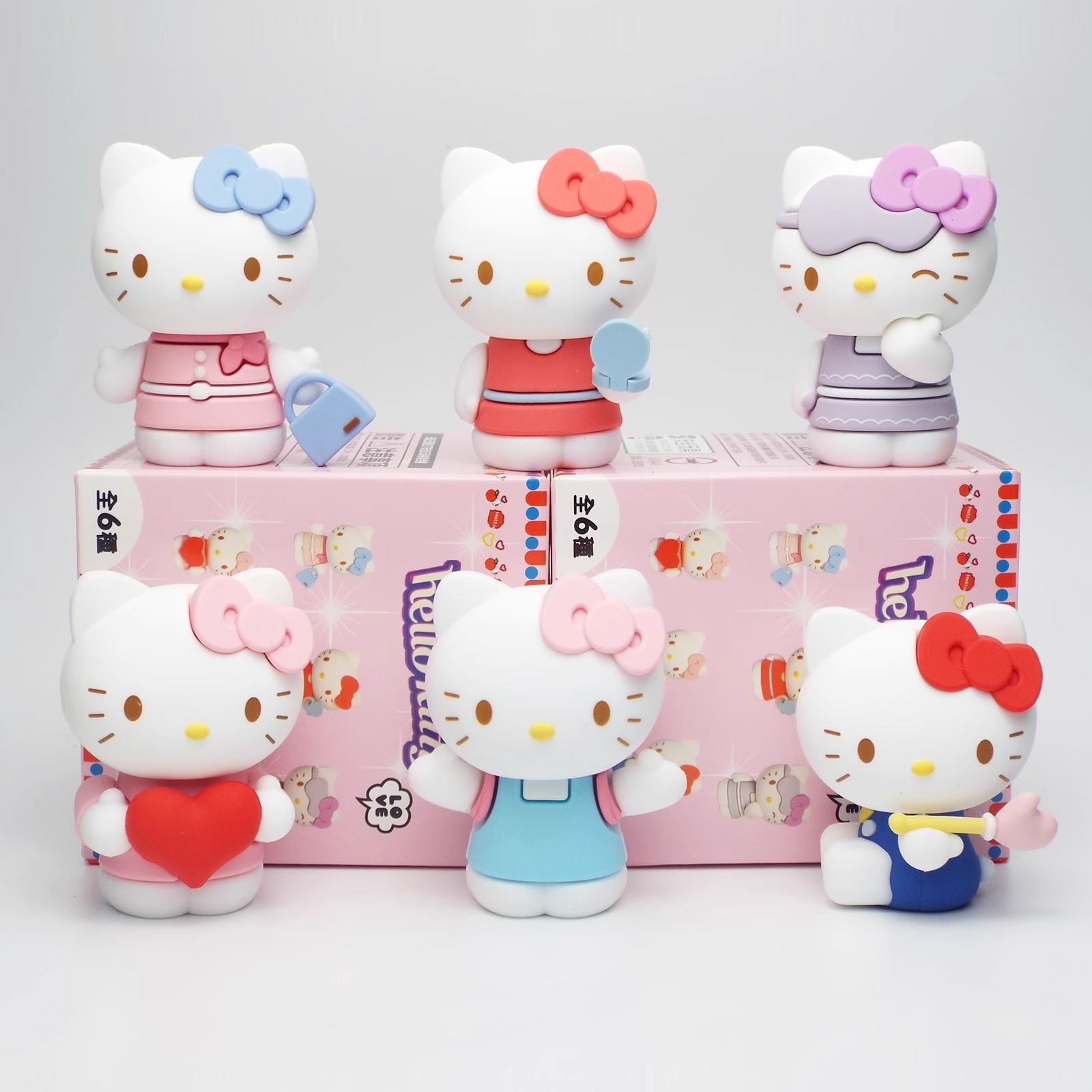 러브 kt 고양이 PVC (6개 세트)