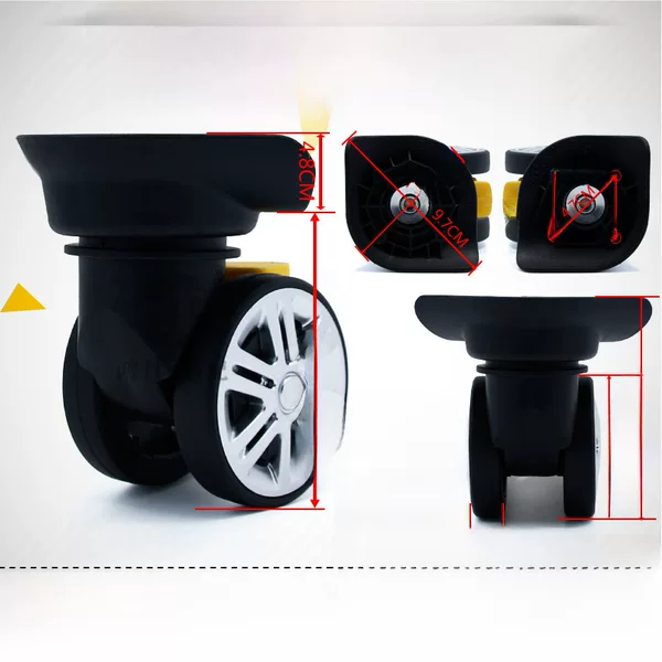 A60 model wheel trolley case wheel accessories universal wheel luggage travel luggage accessories wheel casters