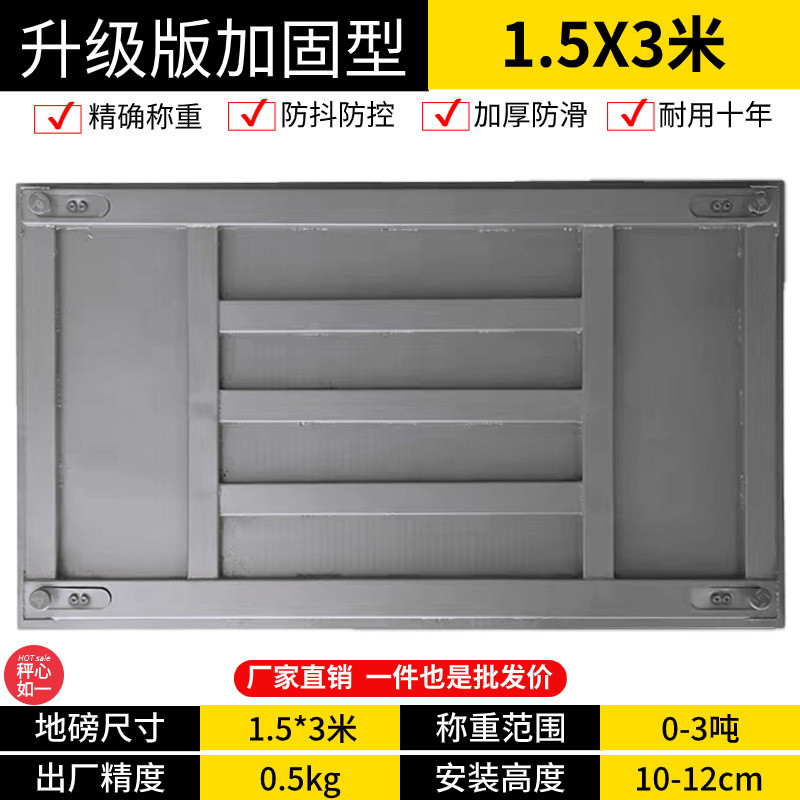 유선모델 [축산물 흔들림 방지 + 원격 조작 불가 + 하단빔 강화] -1.5* 3m (0-3톤)