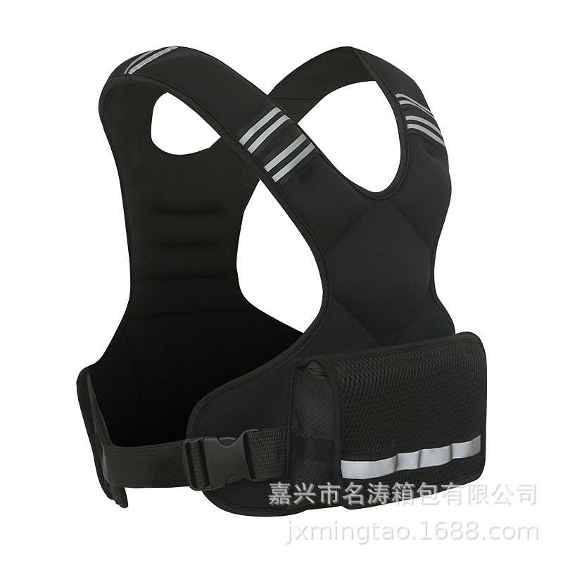 Weight-Bearing Vest, Adjustable Weight, Sports Running Vest, Foreign Trade Fitness Reflective Equipment, Weight-Bearing Clothing