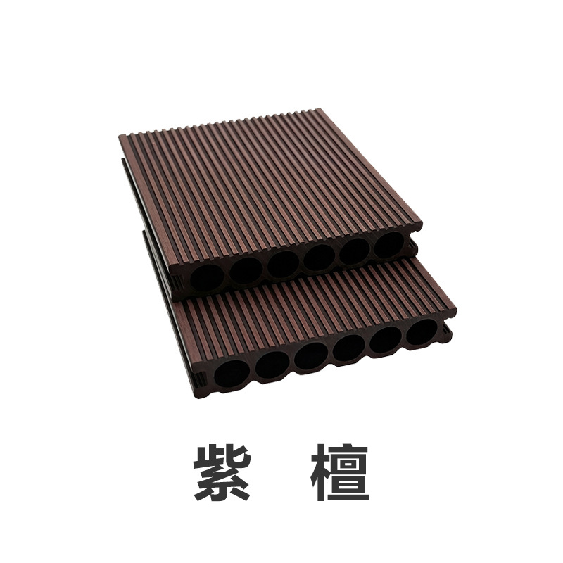 Piso de Madera Plástica Coextruida para Exterior Impermeable y Antideslizante para Patio y Terraza