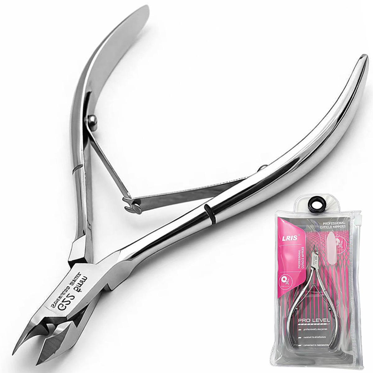 Pinzas exfoliantes de acero inoxidable de 5 mm