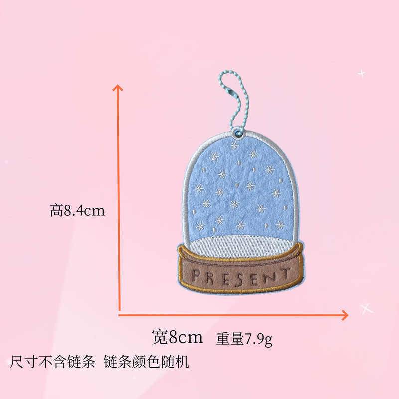 Nayang 韓国のかわいい刺繍漫画 DIY パーソナライズされたバッグアクセサリーペンダントスーツケースタグ布ステッカーキーホルダー|undefined