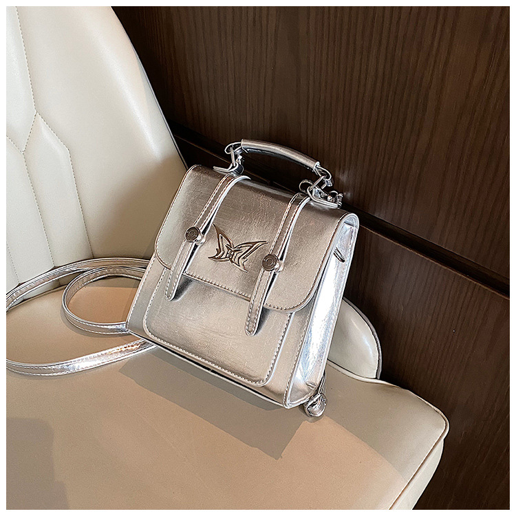 2023 Nuova borsa da donna di vendita calda Farfalla Hardware in metallo bianco Zaino a tracolla singola Borsa da donna Spicy Girl Millennium 2KY_voghion.com