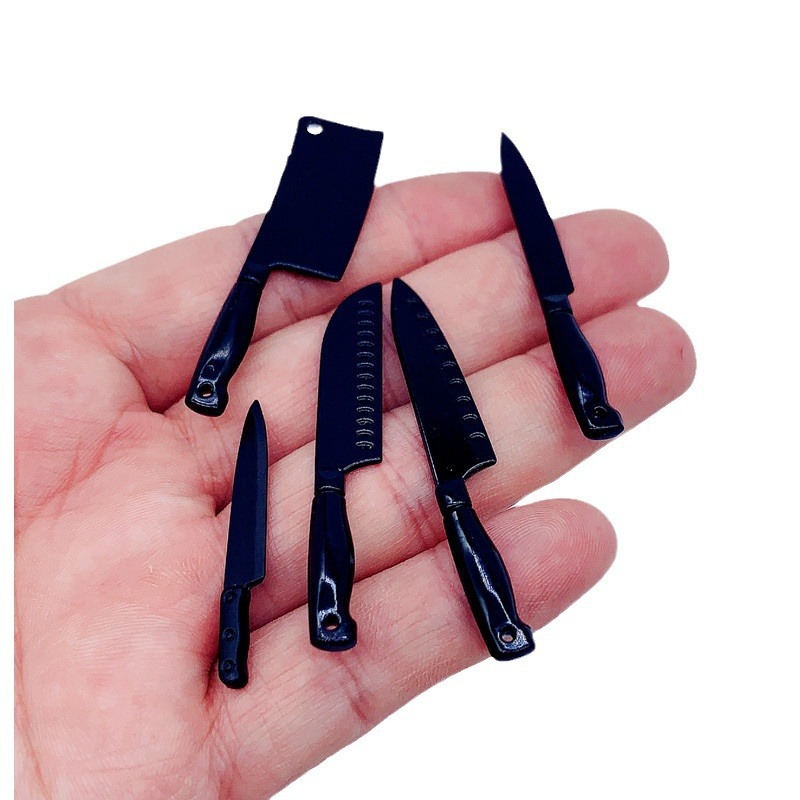 Painted black (set of 5)