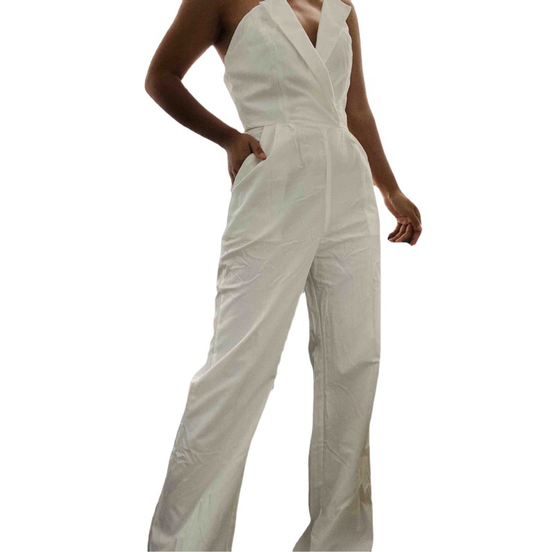 2025 Comercio exterior transfronterizo Primavera y verano Falda larga china Nuevo mono chino Mono de viajero de temperamento de cintura media oblicuo