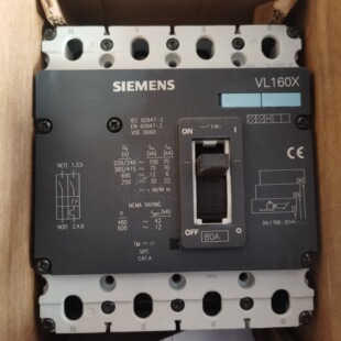 ԭ�b��ƷSIMENS�ܚ���·��VL160X 4P 16 32 40 50 63 80A
