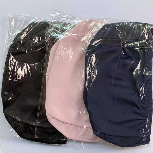 Solid color swimming cap, universal hair care high elastic swimming cap for men and women, individually packaged cloth cap wholesale