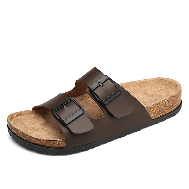 2025 nuevos productos zapatillas de corcho para hombre par de zapatos Birkenstock sandalias para mujer zapatos de playa de explosión de verano zapatos de moda para estudiantes