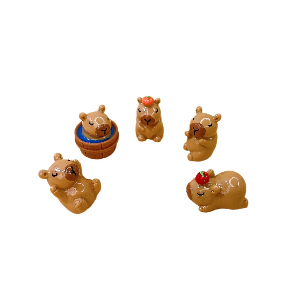 Cute three dimensional doll, creative table decorations, keychain, material