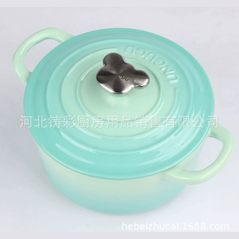 Хэбэй литой цвет/чугун горшок/суп горшок/тушение горшок/суп горшок/детское питание добавка горшок/СОУС горшок