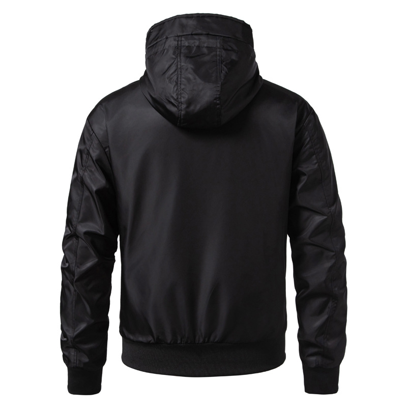Primavera y otoño estadounidenses transfronterizos nueva moda juvenil chaqueta de moda deportiva al aire libre chaqueta de montaña de cuello vertical chaqueta casual