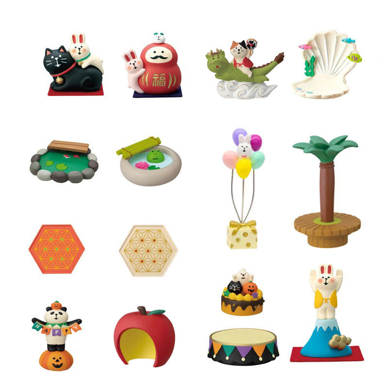 Zakka pond ornamental fish pond shell seat rabbit dharma tide play gift INS pumpkin car confession balloon ornaments